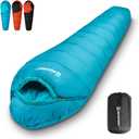 Bessport Mummy Sleeping Bag | 1545 ℉ Extreme 34 Season Sleeping Bag for Adults Cold Weather– Warm and Washable, for Hiking Traveling & Outdoor Activities