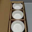 DOWAN Ramekins 6 oz Oven Safe for Creme Brulee Souffle, Porcelain Ramekin for Baking, Classic Style Small Bowls Souffle Dishes Custard Cups for Dipping Sauce, Set of 6, Soft White