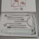 Pure Daily Care NuDerma Clinical Portable Skin Therapy Wand, Machine with 6 Fusion Neon + Argon Wands – Anti Aging  Clarifying  Skin Tightening & Radiance  Wrinkle Reducing