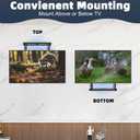 TV Wall Mount Shelf - Provides Storage Space for Set-top Boxes, DVD Players, Game Consoles, and Other Small Accessories. Sturdy Construction Supports 22 lbs