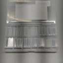 modelones Square Nail Tips, 504 Pcs Acrylic Fake Nails XXL Extra Long Straight No C Curve Half Cover Clear Tips Gel 12 Sizes with Box