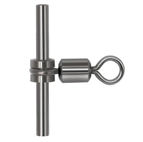 Danielson 1700SPBLK-3 Barrel Swivels with Safety Snaps 4pcs