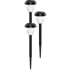 Urago Solar Pathway Led Lights-3 pack Solar Powered Automatic On/Of  Weatherproof Easy Installation