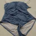 B2PRITY Swimsuit White Blue XL/L