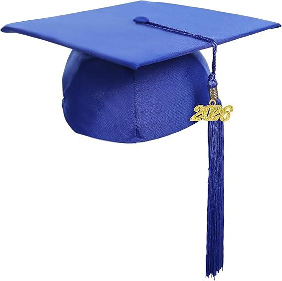 Newrara Graduation Unisex Matte Adult Graduation Cap with Tassel Pack of 2 2025
