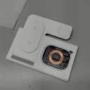 3 in 1 Foldable Charging Station for Apple Products,Wireless Charger for iPhone 17 16 15 14 13 12 Pro Max,Travel Dock Adapter&Light for iWatch Series 11 10 9 Ultra 3/2 SE 3/2,for AirPods 4 3 2 Pro 3/2 (White)