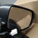Left Driver Side Mirror Compatible With 2016 2017 2018 2019 2020 2021 2022 Honda Pilot With Manual Folding Power Glass Turn Signal Light Heated White Replace#76250TG7A81ZD (6Pins)