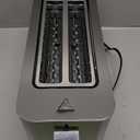 Mueller UltraToast Full Stainless Steel Toaster 4 Slice, Long Extra-Wide Slots for Bagels and Waffles, 6 Browning Levels, LED Display, Cancel/Defrost/Reheat Functions & Removable Tray, Kitchen Gadgets