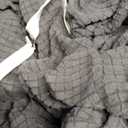 hyha Waterproof Couch Cushion Covers for Pets, Non Slip Sofa Seat Cover for Dogs Washable, Soft Thick Stretch Jacquard Fabric, Sofa Slipcovers with Elastic Bottom (3 Pieces, Grey)