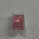 Candy Cane Square Candle Red