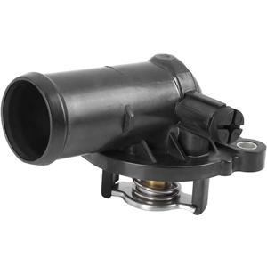 X AUTOHAUX Coolant Thermostat Housing for Dodge Grand Caravan for Dodge Journey 2011-2020 5184570AH Black