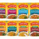 Tasty Bite Variety, Pack of 8, Madras Lentils, Bombay Potatoes, Vegetable Tikka Masala, Channa Masala, 3Bean Madras Lentils, Split Pea & Turmeric Curry, Coconut Squash Dal, Chickpea Coconut and Turmeric Curry BB Date May 31, 2026
