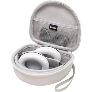 Headphone Case Compatible with Beats Studio Pro/Solo 4 / Studio 3 / Solo 3 / Picun B8 / BERIBES/JLab JBuds Lux ANC Wireless Bluetooth Noise Cancelling Headphones, White(Case Only)