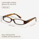 Gaoye 4-Pack Readers for Women, Blue Light Blocking Reading Glasses, Stylish Reading Glasses for Women in 4 Patterns +1.25