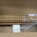 UNISHADES Cordless Bamboo Roman Shades for Windows, Blinds Size (30.5" W 48" H) Colour (Highfield Teak)
