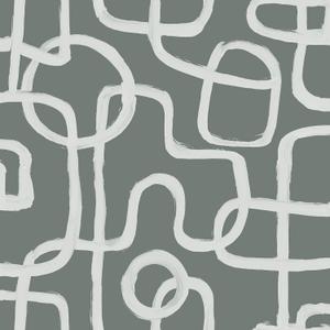 Grey Niko Peel and Stick Wallpaper (Gray) 216"L x 20.5"W