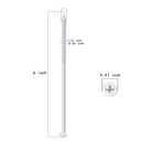 3 x WenSilon(30 PCS) 1/4" x6 White Concrete Screw Anchor White Flat Head for Anchoring to Masonry, Block or Brick Stucco