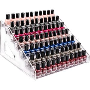 Nail Polish Organizer Acrylic Display Rack for Nail Polish Holder Sunglasses Organizer Essential Oils Holder Clear Eyeglasses Display Case Makeup Organizer