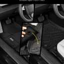 3W Tesla Model 3 Highland 2024-2026 Floor Mats & Cargo Liner
Full Set with Metal Pedal, Include Starry Sky Carpets, All Weather TPE, Custom Fit Rear Trunk Mat, Model 3 Accessories, Black
