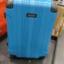 Kenneth Cole REACTION Out of Bounds Lightweight Hardshell 4-Wheel Spinner Luggage, Teal, 20-Inch Carry On