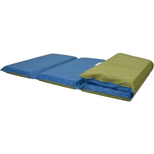 Children's Factory Nap Mats, 2 inch Thick Toddler Sleeping Mats for Preschools and Daycares, Comfortable and Soft 4 Section Folding Nap Pad