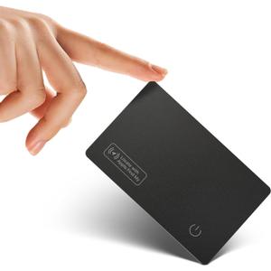 VODESON Waterproof Smart Wallet Tracker Card - Works with Apple Find My, Wireless Charging, Ideal for Luggage, Phones, Passports - IP68, iOS Compatible Key Finder