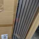 Grey Rubber Wood Veneer Acoustic Panels (2-Pack), 47.2" x 23.6" | Real Wood Surface Sound Absorbing Wall Panels, Waterproof Slat Paneling, Easy Glue or Screw Installation