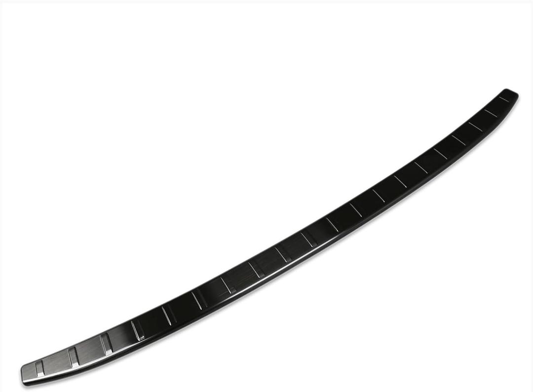 Beautost Fit for Honda New Pilot 2025 2026 Rear Outside Bumper Sill Plate Guard Cover Trim Stainless Steel (Black)