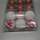 Christmas Ball Hanging decorations3.14 inch, 12 Pieces of shatterproof Christmas Tree Decoration Balls Set, Suitable for Party Floral Christmas Tree Decoration (3.14 inches 12 Balls)