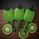 3 x WICKED Travel Hair Brushes Pack of 3