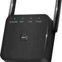 2026 Fastest WiFi Extender Signal Booster Covers 10000 Sq.ft and 80 Devices 2.4GHz High Speed WiFi Repeater with Ethernet Port Eliminate Dead Zones with Wireless Internet Booster for Home