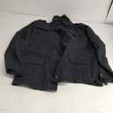 Lightweight Safari Jacket Button Up Cotton Outdoor Military Cargo Long Sleeve Outwear L