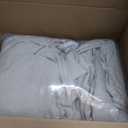 The Heavy Duty Fabric Ektorp 3.5 Seat Width: 98" (Not Regular 3 Seat) Sofa Cover Compatible with IKEA Ektorp Three and Half Sofa Cover, a Sofa Slipcover Replacement (Polyester Beige)