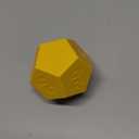 Cube Pomodoro Timer - Flip to Start Countdown, Rechargeable Mini Productivity Timer for Study, Office, 11 Preset Times, Silent/Vibration, Time Management Tool for Kids & ADHD (Yellow)