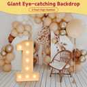 imprsv Marquee Numbers 20 Birthday Decorations: Large Light Up Numbers 20 Years Old Birthday Decor for Men Women Big Sign Party Anniversary Cardboard Backdrop Signs Blocks Balloons (3ft White)