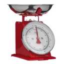 Premier Housewares Kitchen Scale Retro Style, 5 kg - Red