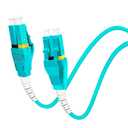 5m (15ft) Uniboot LC to LC 10G OM3 Fiber Patch Cable, Multimode Duplex Fiber Optic Cable Jumper Optical Patch Cord, 50/125, LSZH Jacket