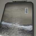 SNOWCLAD Stainless Steel Cutting Board,Double Sided Steel Bread Boards for kitchen,Stainless Steel/Wheat straw pp Large Board for meat,non toxic Chopping,16 * 11 Inch,Dishwasher Safe