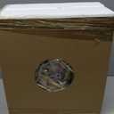 33'' Tall Vintage Table Lamp Set of 2, Candle Stick Buffet Lamps with Gold Leaf Finish and Black Linen Shades, 3Way Dimmable Bulbs Included, Nightstand Lamps for Living Room Bedroom Dinning Entryway