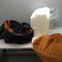 Dog Car Seat for Small/Medium Dogs Up to 35lbs,Elevated Cushion Fits in Front/Back Seat,Travel Safety Per Car Bed with Washable Removable Cover, Storage 2 Pockets Black-Orange