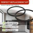 09985 Pressure Canner Sealing Ring Replacement for Presto Pressure Canner - Fits Presto Pressure Cooker Models 0174510, 0175510, 0175107, 0178107 (Pack of 2)