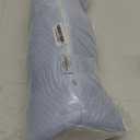  Touchutopia Neck Roll Pillow for Neck Pain Relief - Memory Foam Neck Support Pillow for Bed | Round Neck Pillow for Sleeping, 15.7 * 6 * 6nch (Cool-Blue)