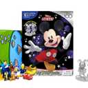 Disney 100 Limited Edition Mickey My Busy Books - Storybook, 10 figurines, playmat