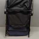 Dog Stroller for Medium & Large Dogs Up to 66 lbs, Pet Stroller for 2 Small Dogs with Adjustable Handle & Canopy, Sun Shades, Storage Organizer, Foldable & Ventilated,Navy Blue