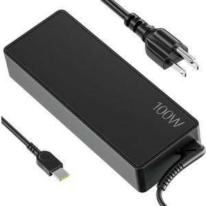 100W 65W USB C Laptop Charger Compatible with Lenovo Thinkpad/Yoga/IdeaPad/Chromebook, ADLX65YDC2A USB Type C Laptop Charger