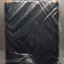 10 piece Luggage Set Expandable Suitcase 22x14x9 Airline Approved Carry on, ABS Hard Case Suitcases with Spinner Wheels, TSA Lock (Black)