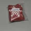 HWY 50 Red Decorative Throw Pillow Covers 16x16 Inch for Couch Sofa Living Room Bed, Soft Square Throw Pillows Cases Set Cushion Cover with Christmas Snowflakes Print Pack of 2