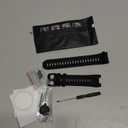 TopPerfekt Band Compatible with Garmin Instinct 3 45mm, Soft Silicone Replacement Watch Band 22mm Width Strap and 2 Pack Screen Protectors for Instinct E 40MM 45MM Smart Watch for Women Men (22mm-Instinct 3 45mm)