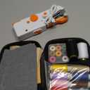 Portable Handheld Sewing Machine, Mini Rechargeable Sewing Tool for Beginners, Electric Handheld Sewing Kit, Easy Hemming & Stitching for Clothes, Pockets, and Pants, Travel-Friendly (white A)