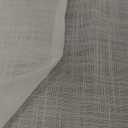 UPOPO White Sheer Valance for Windows 16 inches Long Natural Linen Farmhouse Short Small Mini Curtains Topper Open Weave Rustic Living Room Bedroom Door Kitchen Bathroom 1 Panel Grommet Top 52"x16"